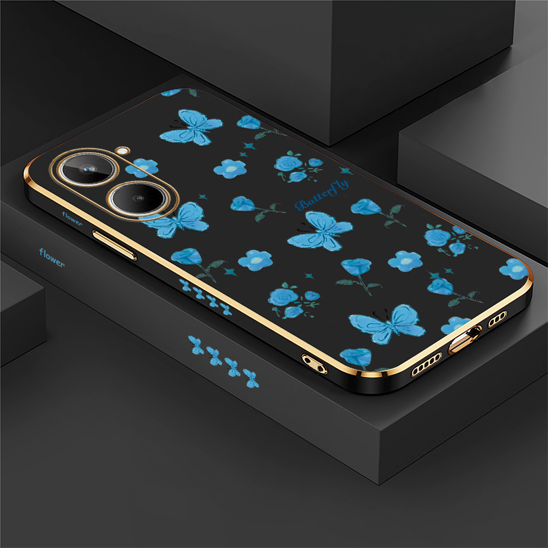 Phone Cases Realme - 꽃과 나비 프린트 OPPO Realme 12