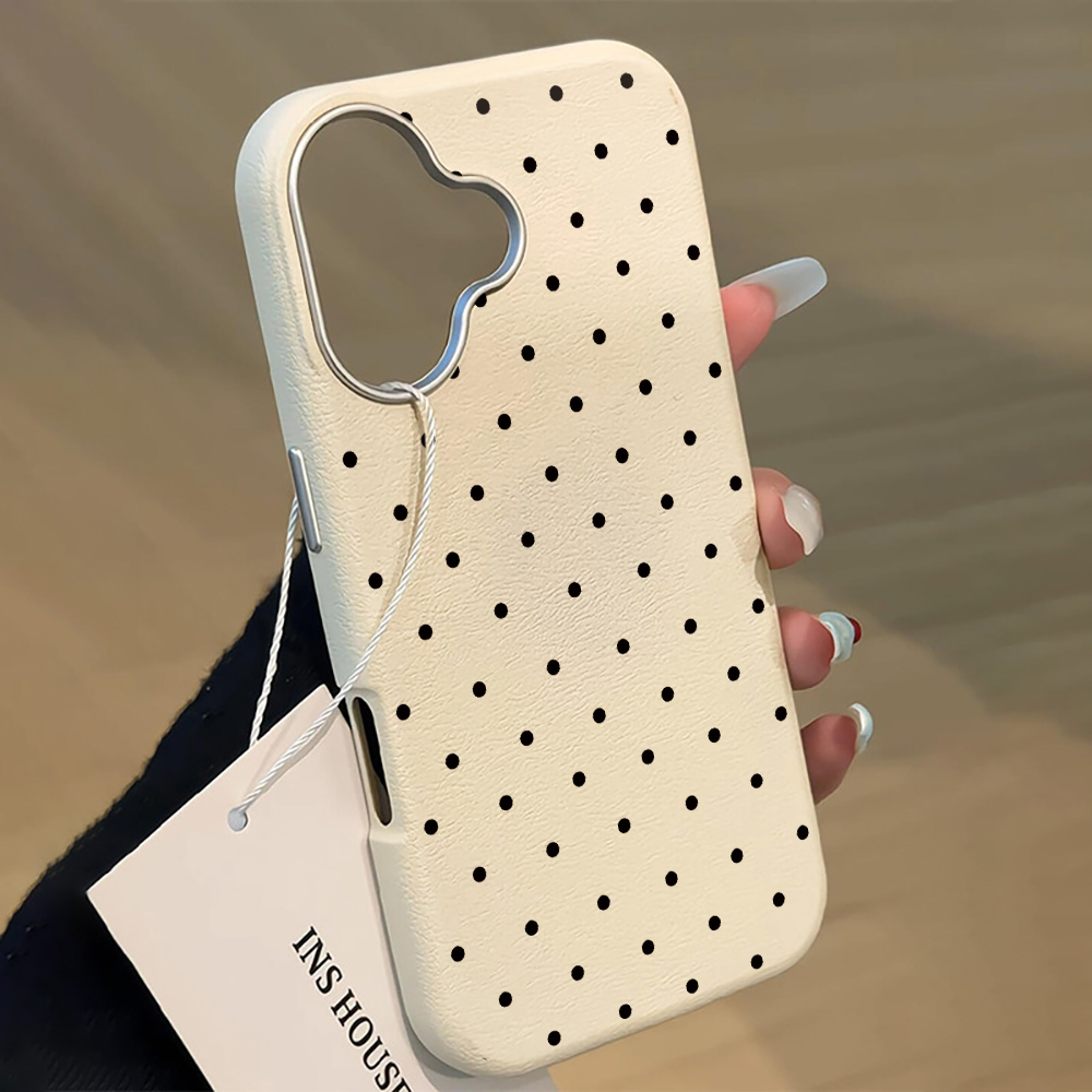 Phone Cases Unique - 귀여운 물방울 무늬 아이폰 케이스 (16,