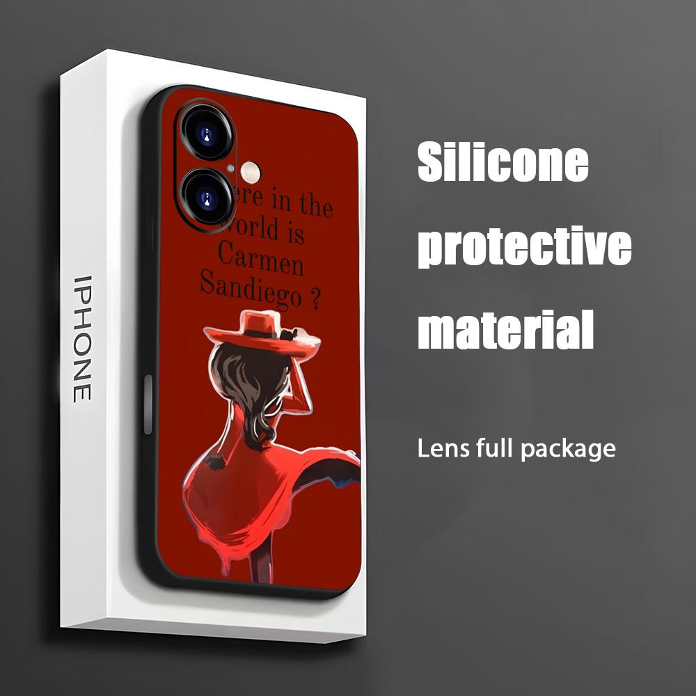 Phone Cases Unique - 핫 카르멘 샌디에고 만화 캐릭터 아이폰