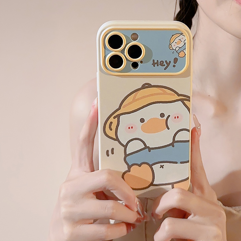 Phone Cases Unique - 한국 만화 노란 오리 폰 케이스