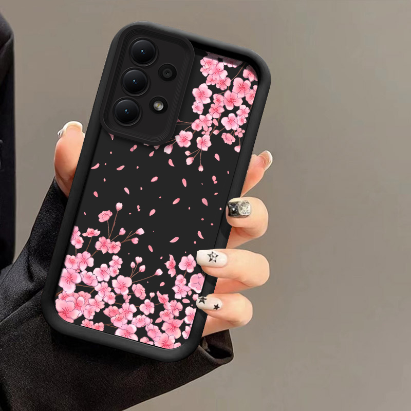 Phone Cases Samsung A14 - 복숭아꽃 프린트 폰 케이스 삼성 갤럭시