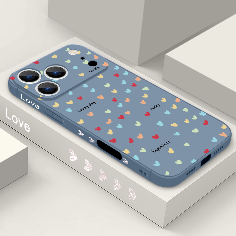 Phone Cases Unique - 리틀 하츠 패턴 폰 케이스 아이폰