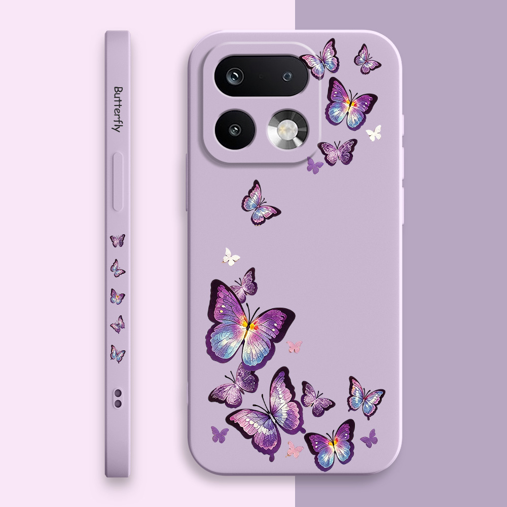 Phone Cases Realme - 버터플라이 러쉬 폰 케이스 오포 리얼미