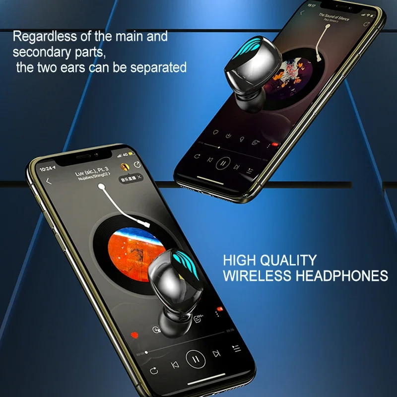 M27 TWS 블루투스 헤드폰 무선 이어폰 마이크 내장 - Phone Cases Pk 리뷰 및 가격