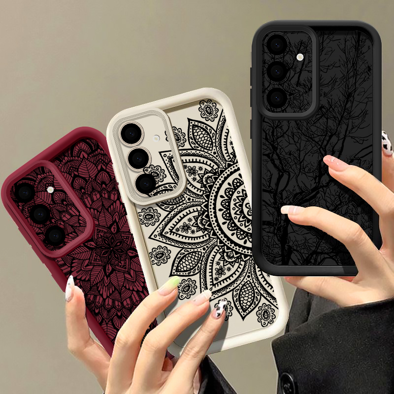 레트로 플라워 토템 패턴 케이스 삼성 갤럭시 A57 A - Phone Cases Samsung A14 리뷰 및 가격