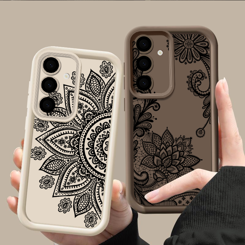레트로 플라워 토템 패턴 케이스 삼성 갤럭시 A57 A - Phone Cases Samsung A14 리뷰 및 가격