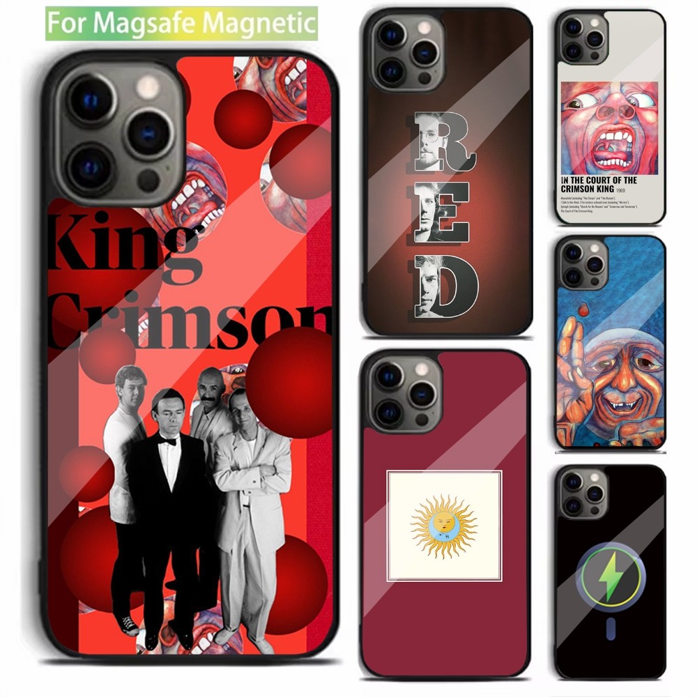 레드 C-크림슨 킹 밴드 휴대폰 케이스, 아이폰 16, - Phone Cases Pinterest 리뷰 및 가격