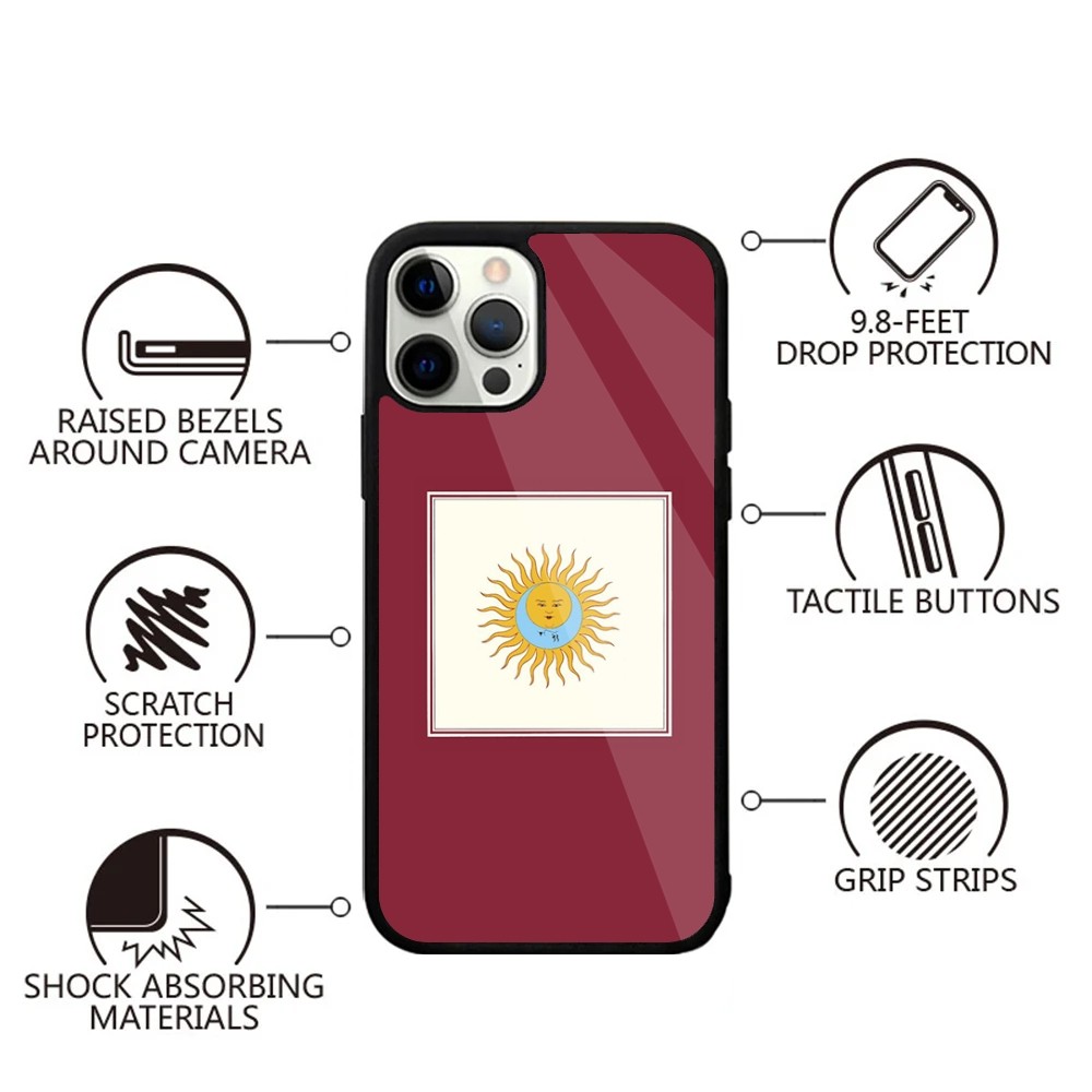 레드 C-크림슨 킹 밴드 휴대폰 케이스, 아이폰 16, - Phone Cases Pinterest 리뷰 및 가격