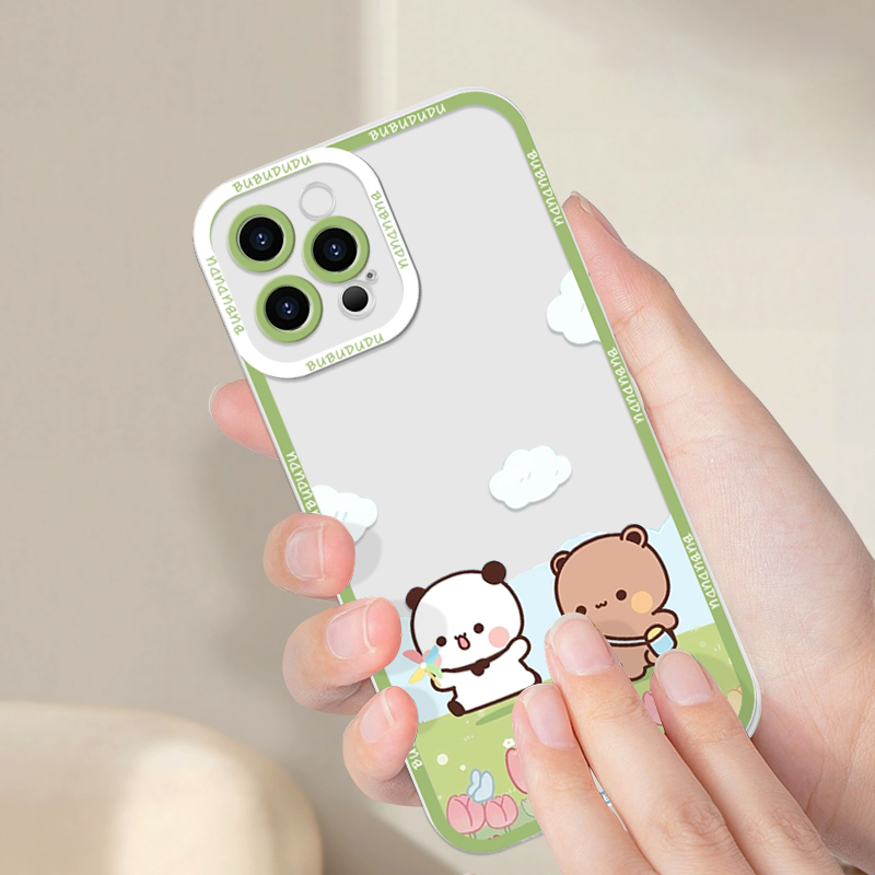 귀여운 BUBU DUDU 커플 투명 폰 케이스 삼성 갤 - Phone Cases Samsung A14 리뷰 및 가격
