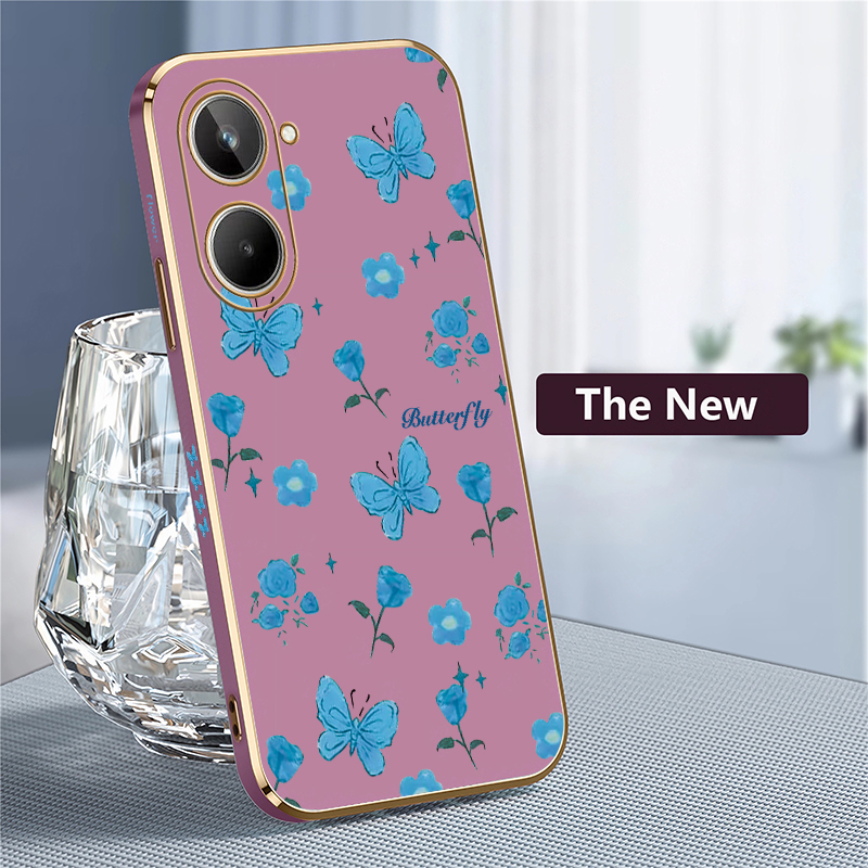 꽃과 나비 프린트 OPPO Realme 12 Pro P - Phone Cases Realme 리뷰 및 가격