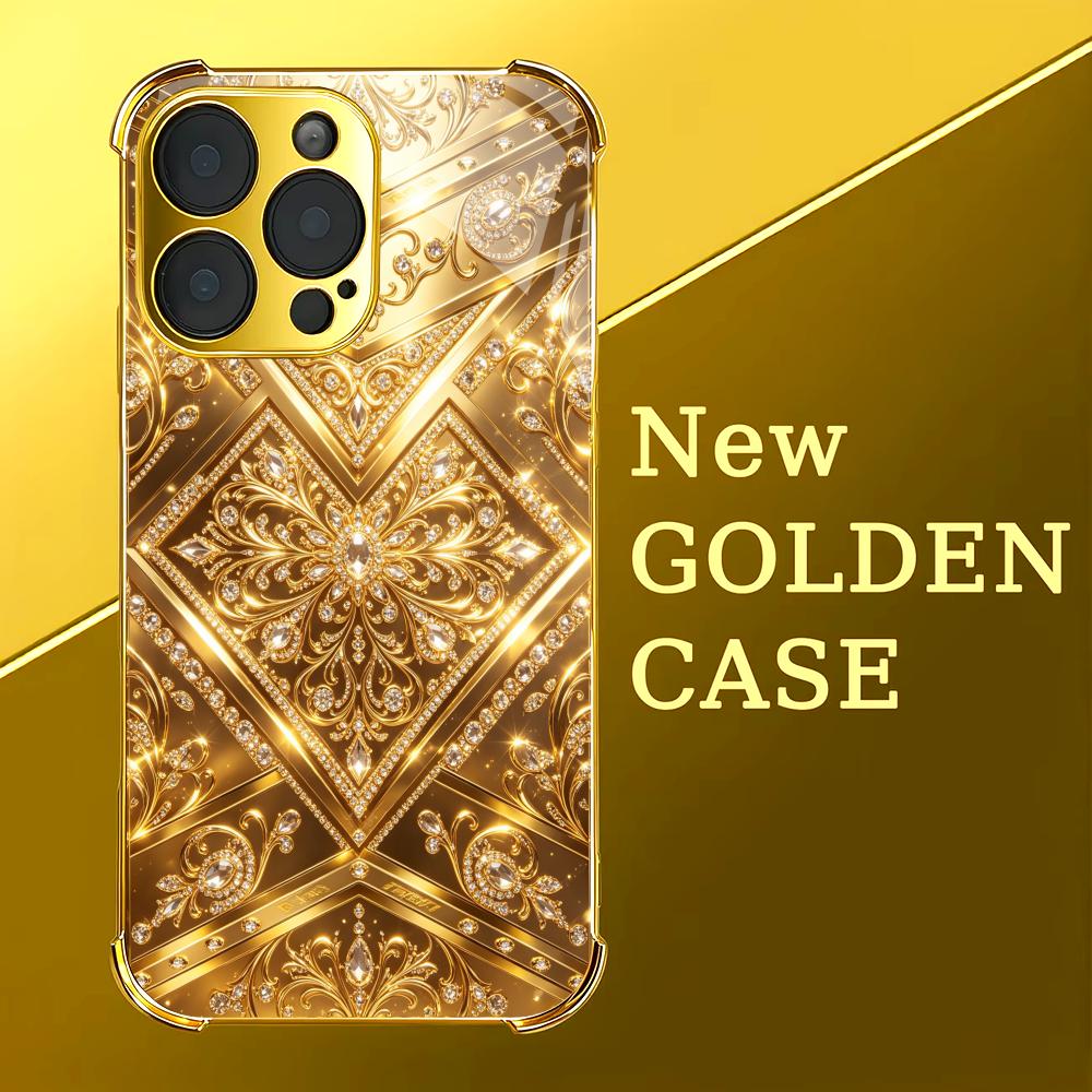세련된 골드 바로크 유리 폰 케이스 (아이폰 코크, 아 - Phone Cases Rhode 리뷰 및 가격