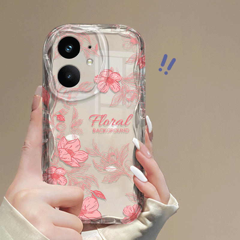 Realme 14 14T 5G 충격 방지 꽃 패턴 보호 - Phone Cases Realme 리뷰 및 가격