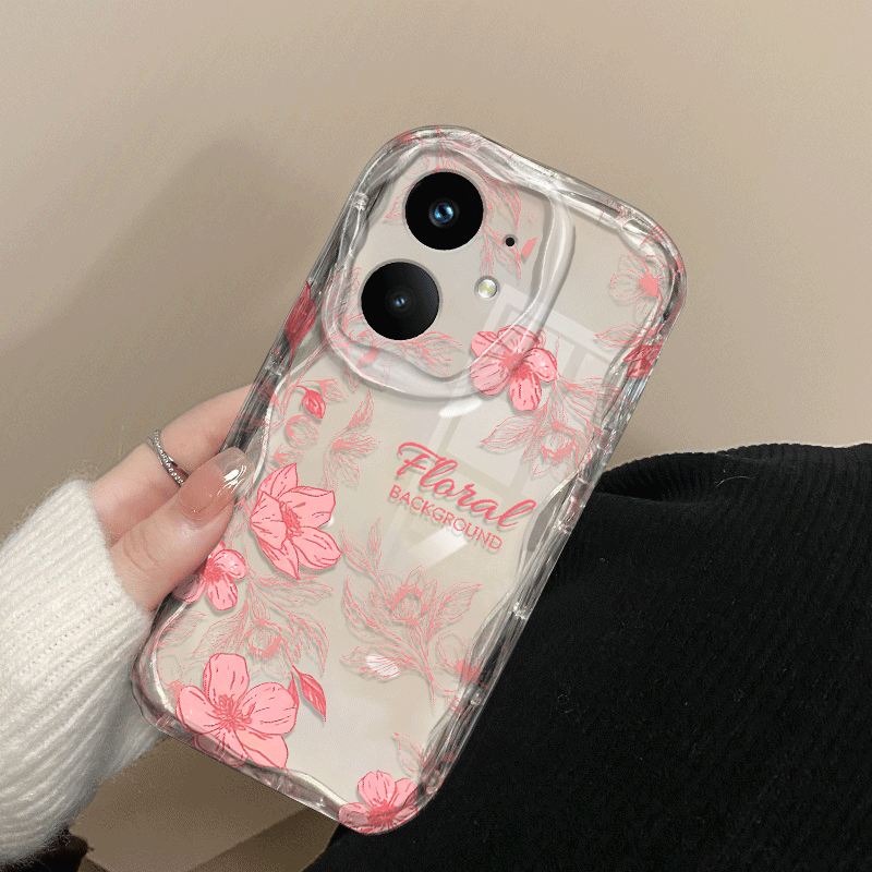 Realme 14 14T 5G 충격 방지 꽃 패턴 보호 - Phone Cases Realme 리뷰 및 가격