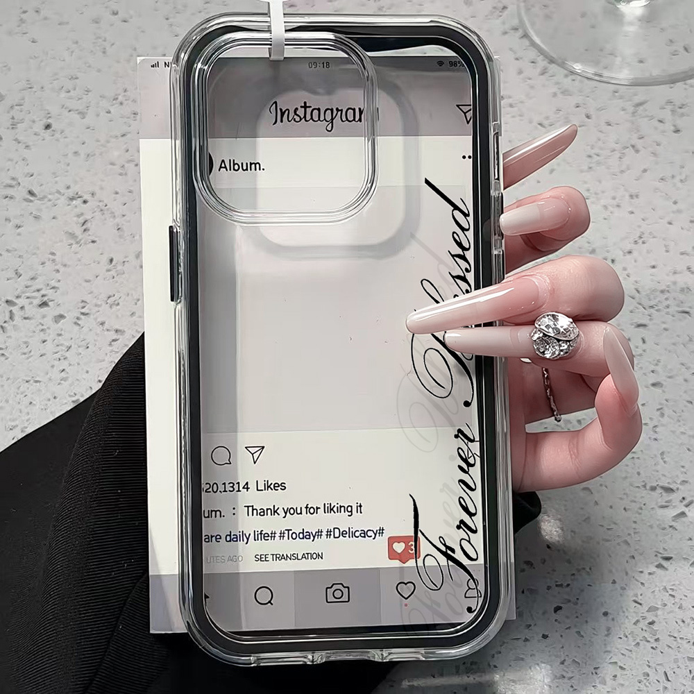 포에버 블레스드 심플 클리어 폰 케이스 아이폰 17 1 - Phone Cases Unique 리뷰 및 가격