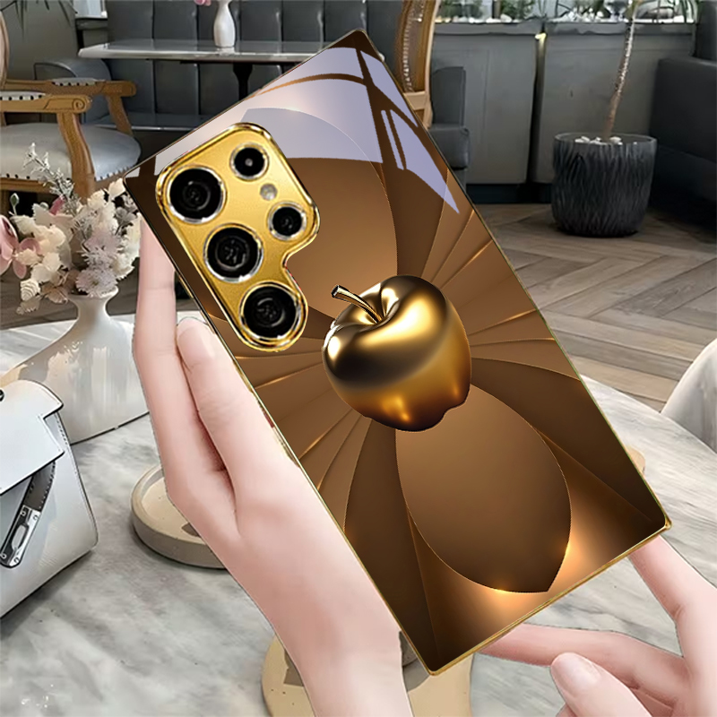 럭키 플라워 페탈 전기 도금 골드 폰 케이스 삼성 A2 - Phone Cases Samsung A14 리뷰 및 가격