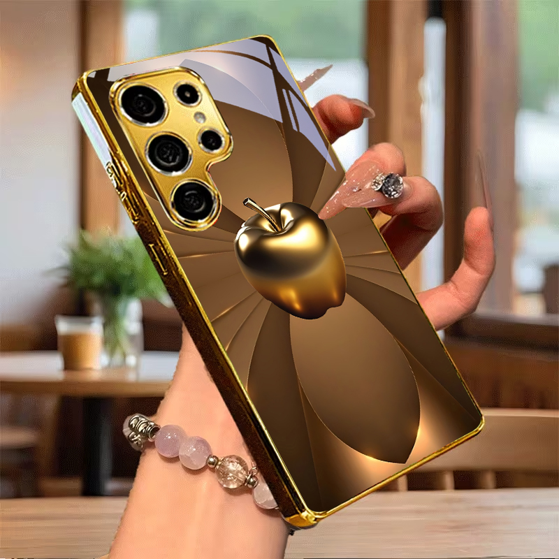 럭키 플라워 페탈 전기 도금 골드 폰 케이스 삼성 A2 - Phone Cases Samsung A14 리뷰 및 가격