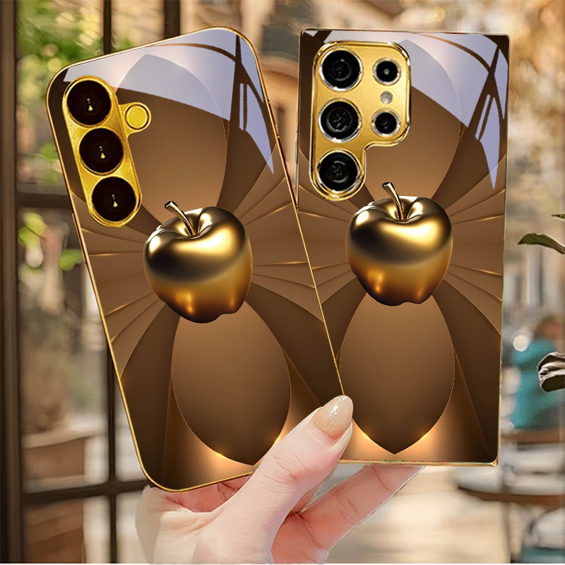 럭키 플라워 페탈 전기 도금 골드 폰 케이스 삼성 A2 - Phone Cases Samsung A14 리뷰 및 가격