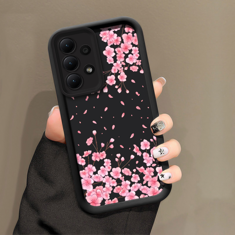 복숭아꽃 프린트 폰 케이스 삼성 갤럭시 A57 A56  - Phone Cases Samsung A14 리뷰 및 가격
