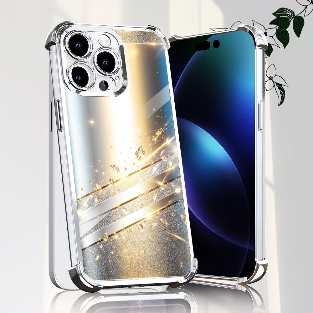 고급스러운 미니멀리스트 실버 글래스 폰 케이스 (아이폰 - Phone Cases Rhode 리뷰 및 가격