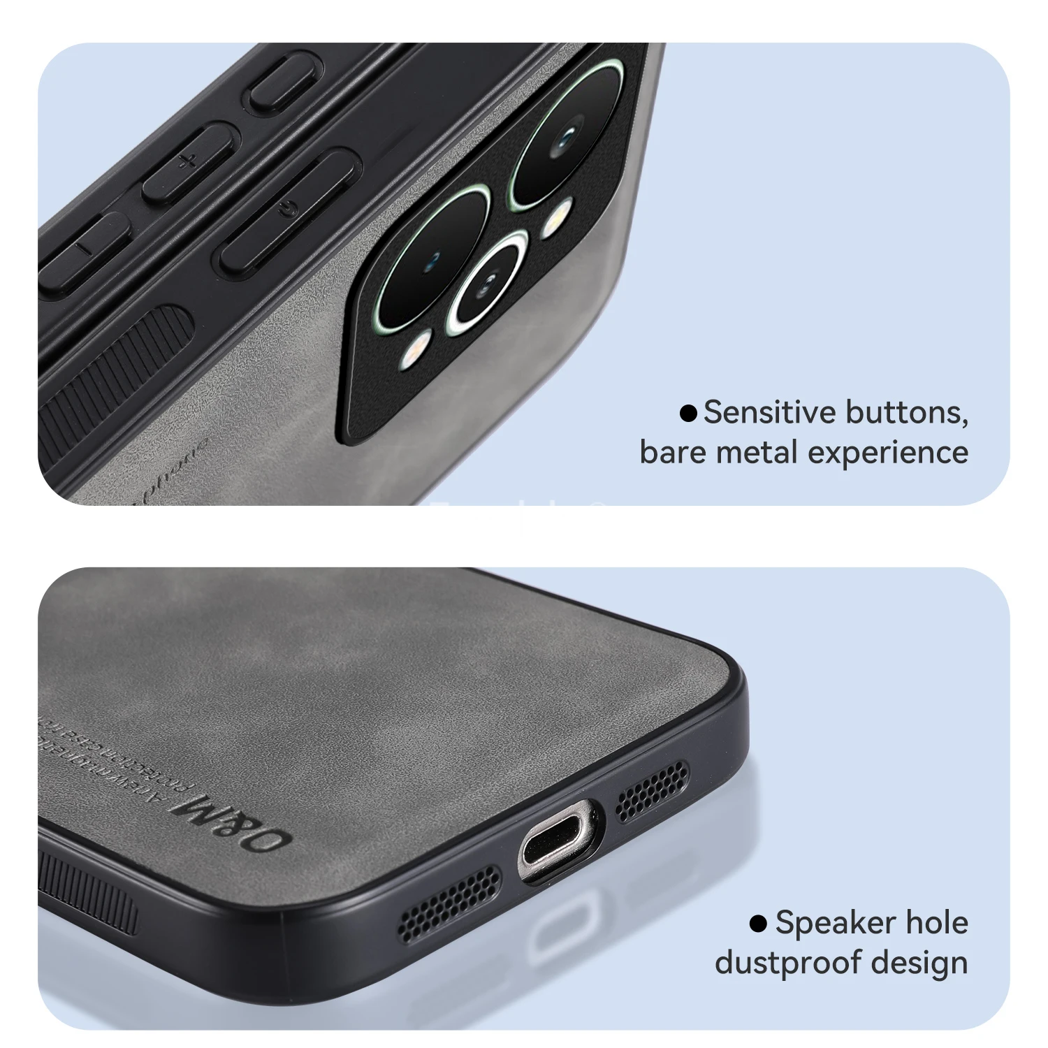 Realme 15 Pro 5G 보호 커버용 누벅 가죽  - Phone Cases Realme 리뷰 및 가격