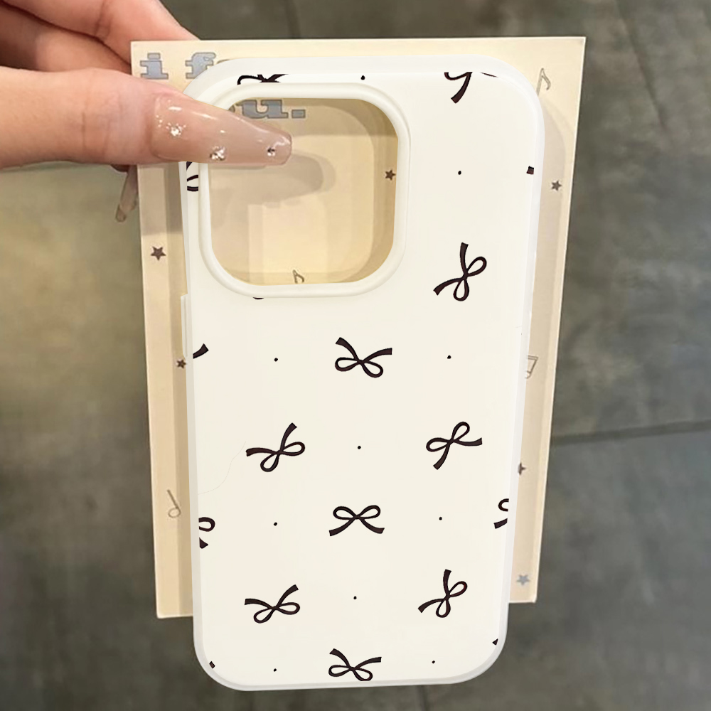 귀여운 리본 물방울 무늬 INS 스타일 아이폰 17 1 - Phone Cases Unique 리뷰 및 가격