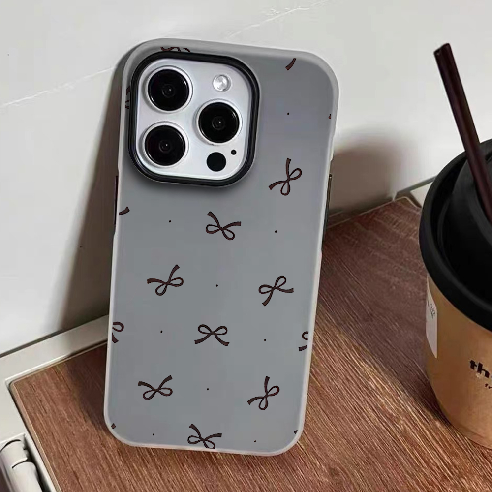 귀여운 리본 물방울 무늬 INS 스타일 아이폰 17 1 - Phone Cases Unique 리뷰 및 가격