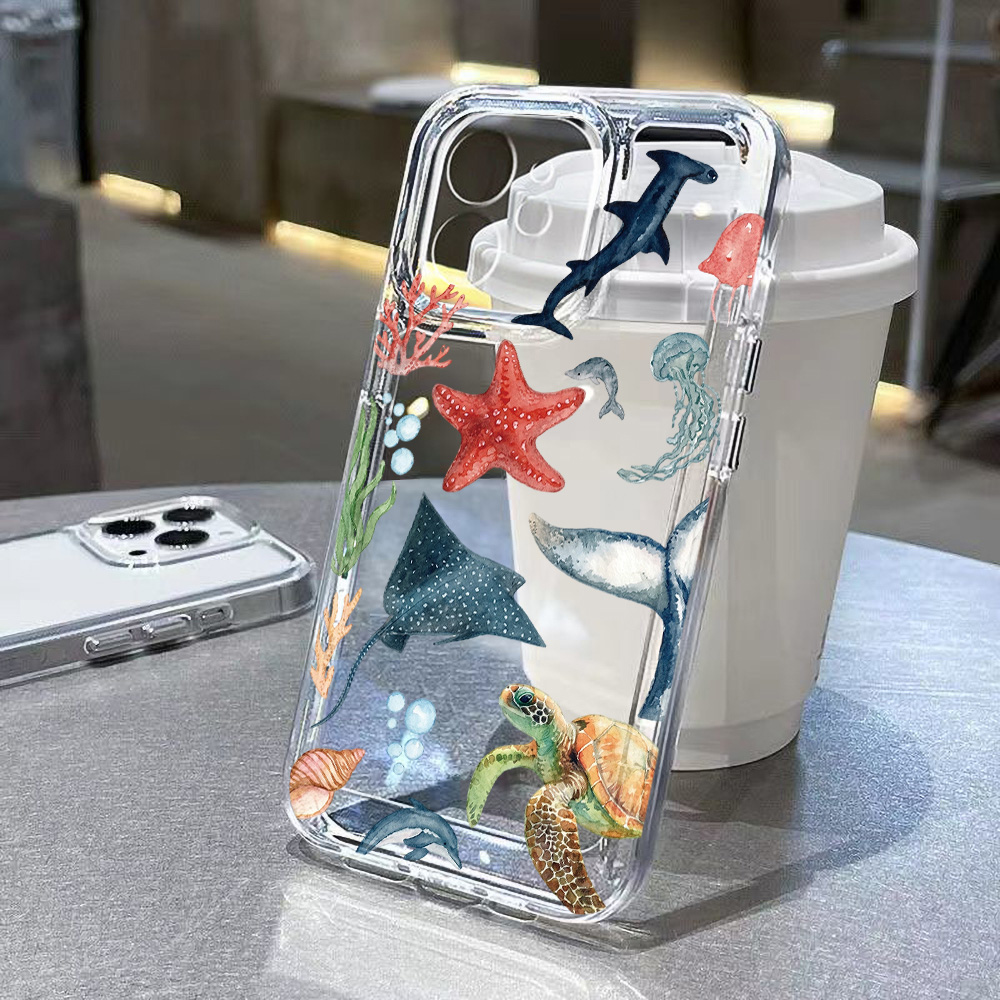 해양 동물 케이스 아이폰 18 프로 맥스 커버 아이폰  - Phone Cases Transparent 리뷰 및 가격