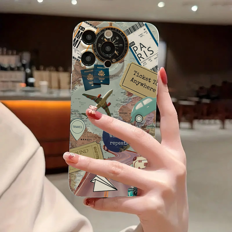 여행 요소 패턴 눈 디자인 폰 케이스 (아이폰 17,  - Phone Cases Vogue 리뷰 및 가격