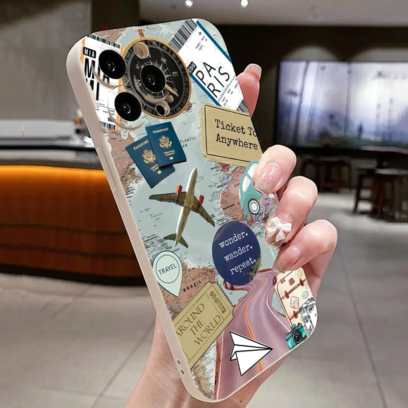 여행 요소 패턴 눈 디자인 폰 케이스 (아이폰 17,  - Phone Cases Vogue 리뷰 및 가격