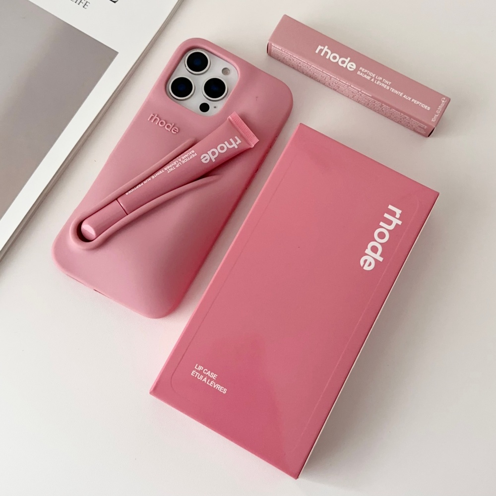 핫 브랜드 로드 립글로스 립스틱 홀더 케이스 아이폰 1 - Phone Cases Rhode 리뷰 및 가격